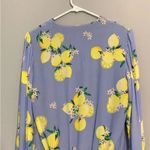 Lovers + Friends  Lemon Print Darla Bodysuit Size Small Photo 5