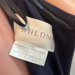 BHLDN  NEW Chiffon ROSSI CREPE Maxi Dress Bridesmaid SIZE 6 DARK BLUE FORMAL NWT Photo 7