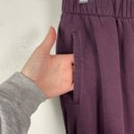 Gap  Athletic Dept Sweatshirt Jogger Sweat Set Rich Purple Medium Fleece Lounge Photo 8