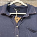 POL blue grey distressed t shirt knit shift dress size S Photo 5