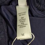 ANDIE Belmar Top Navy Blue Bikini Triangle Swimwear Bathing Suit Twisted M New Photo 7