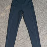 Girlfriend Collective High Waist Compressive Pocket 7/8 Leggings Smoke Gray XS Photo 2