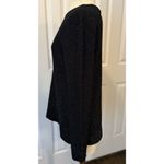 Eileen Fisher Sweater Women LG Merino Wool Blend Black Metallic Dressy Party EUC Photo 6
