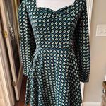 Band of Gypsies BAND OF THE FREE black teal blue geometric boho mini dress fit flare gypsies nwt Photo 0