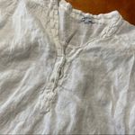 Rosmarine White Linen Tunic Top Made in Italy Size M Photo 1