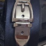 Gucci Pre-Owned Womens Black Polished Leather Pump Heels Size 7B Photo 5