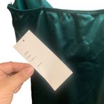 Glare  Green Mini Stretch Dress Mock Cowl‎ Overlay Sample Size Small NEW Photo 4