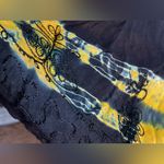 Mamta VTG Tye Dye  Embroidered Sleeveless Scoop Neck High Low Dress - One Size Photo 5