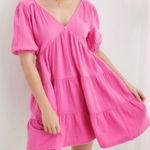Aerie  Pool Party Dress Pink size L Photo 0