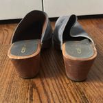 Candie's  Vintage Suede Wooden Clogs Size 7.5 Photo 3