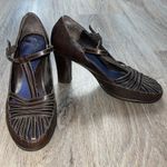 Aerosoles  Leather Brown Heels Size 7.5 B Photo 8