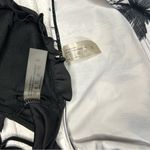 SheIn Black and White Palm Print Bikini Photo 2