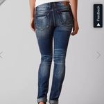 Rock Revival  Remix Vintage Blue Mid Rise Skinny Jeans Photo 2