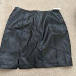 MANGOPOP Leather Skirt Photo 0