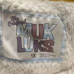 Muk Luks Cozy Star & Moon Pajamas White Size XL Photo 4