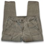 American Eagle Jegging Crop Super Stretch Army Green Jeans 0 Photo 4