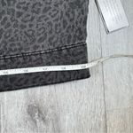 INC International Concepts Charcoal Leopard Print Denim Jacket M Black Size M Photo 6