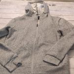 FIGS  gray zipped sweatshirt hooded jacket size medium Photo 0