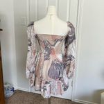 Aritzia Wilfred Tempest Linen Mini Dress in Sunfd Coral/Ardoise Pink Size XS Photo 3