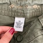 Y2K Cargo Short Knee Length Vtg 90s Capri Bermuda Baggy Streetwear Grunge Skater Green Size 16 Photo 10