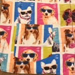 PJ Salvage Dog Print Pajama Set Vibrant Blue Pink Small Photo 2