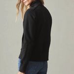 American Giant Black Full Zip Mock Neck Sweatshirt Jacket Mens XL Made USA Photo 7