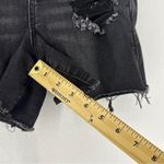 American Eagle  Women's Size 6 Black Next Level Stretch Super Hi-Rise Jean Shorts Photo 2