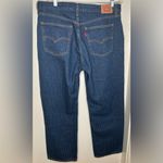Levi's Levi’s Pinstripe Indigo Low Pro Mid Rise Relaxed Straight Jeans, 32x30 Photo 1