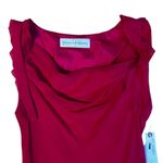 NWT Graham & Spencer Dark Pink 100% Silk Dress Cowl Neckline Size S Sleeveless Red Photo 1