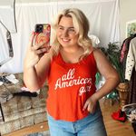 Wildfox red tank top all american girl Photo 12