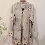 Elliatt  Cyprus Linen Mini Dress Sage Multi Size Small NWT Photo 1