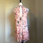 American Rag  Pink Floral Halter Dress boho cottage‎ core whimsigoth mini medium Photo 2
