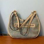 Simply Noelle  Woven Rattan Straw Colorful Multi‎ Shoulder Crossbody Bag Purse Photo 5