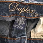 Vintage Y2K Duplex by Tyte Flare Indigo Denim Blue Wide Leg Jeans Sz 12P Photo 9