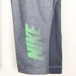 Nike  Pro Gray Green Cropped Leggings Sz XS Photo 2