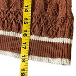 Universal Threads Universal Thread Knitted Sweater Rust/White Size Small Photo 8