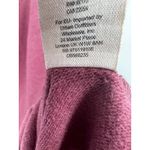 Free People  Sweatshirt Dress‎ Short Sleeve Drop Waist Maroon Size S Photo 3