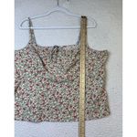 Abercrombie & Fitch  Tank Top Womens XL Floral Cowl‎ Neck Strappy Babydoll Y2K Photo 2