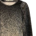Nike Pro Speckled Black and White Long Sleeve Top Photo 2