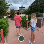 7 For All Mankind Polka Dot Jean Shorts Photo 3