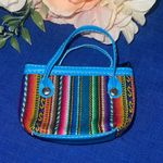 Antigua Small  Souvenir Purse Faux Leather Multicolored NWOT BOHO Photo 1