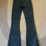 Edikted  Luna Faux Leather Flare Jeans Photo 2