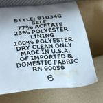 David's Bridal NEW Pencil Skirt Size 6 Beige Floral Brocade Jacquard Lined Formal Photo 12