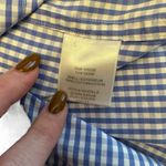 Equipment  - Blue & White Gingham Button-Down Blouse Sz XS Photo 6
