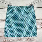 Talbots  Size 16 White - Blue Whale Novelty Print Straight Pencil Skirt Photo 1