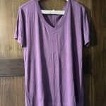 Zenana Premium Purple vneck tee Photo 0