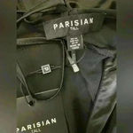 Parisian  NWT Women’s Petite Satin Cowl Neck Cami Mini Black Dress Size‎ 10 Photo 7