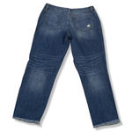 Ashley Mason Jeans Size 11 Cropped Crop Raw Hem Distressed Destroyed Torn Ripped Women's Photo 1