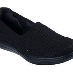 Skechers  Arch Fit Inspire Sydney Slip On Shoes Women’s Size 8 Black Lightweight Photo 0