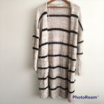 onetheland  striped soft cardigan size medium Photo 0